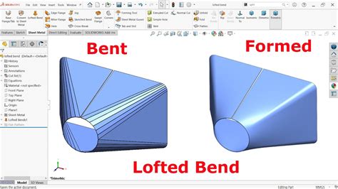 solidworks sheet metal lofted bend|lofted bend solidworks sheet metal.